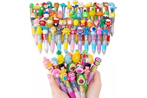 Oneshow 20 Pack Teacher Reward Pens, 4-Color Mini Pen for Classroom Prizes, Multicolor Ballpoint Pens for Birthdays and Parties, Student Incentives Bulk Gifts Prizes for Kid (Assorted Style)