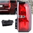 KAMDKI Right Passenger Side Tail Light LED Rear Lamp Compatible for 2015-2020 Chevy Tahoe Chevrolet Suburban 3500 HD With Bulbs And Harness GM2801264 84467059