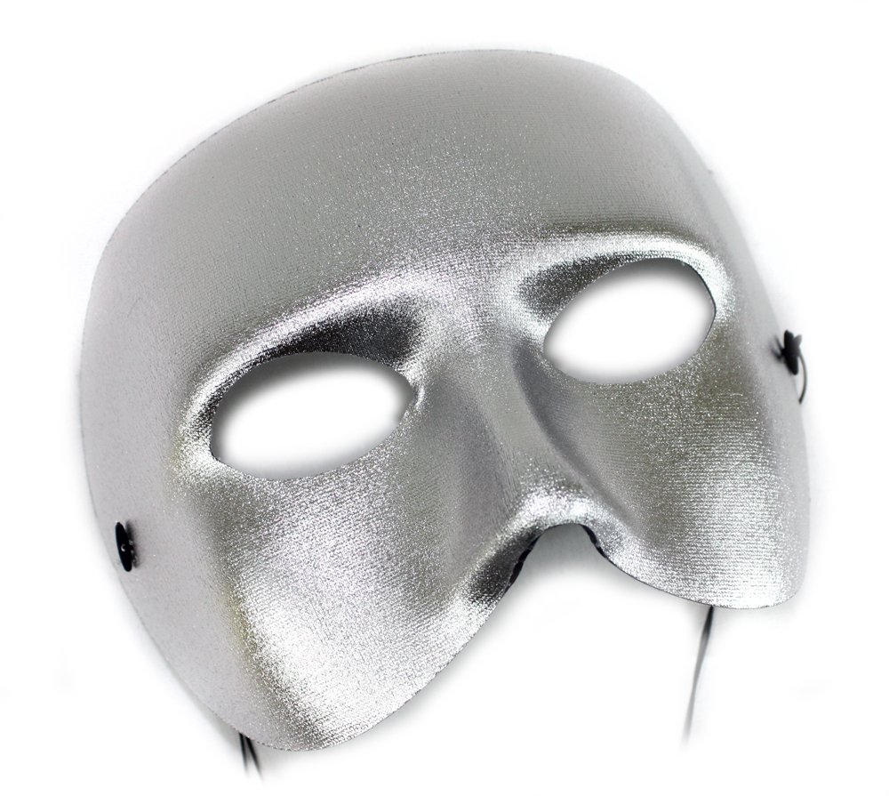 Casanova Silver Men's Masquerade Mask Amazon.co.uk Toys & Games