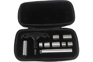 Aluminum Cue Weight Cartridges with Stainless Steel Bolts for Predator Pool Cue Weight Adjustment Kit – 8-Piece Billiards Cue