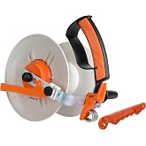 Gallagher 3:1 Geared Electric Fence Reel for Polywire, Polyrope, &amp; Tape | Fast-Winding Reel with Heavy-Duty Gearbox and Shatter-Resistant Lock for Temporary Fencing and Easy Fence Line Changes
