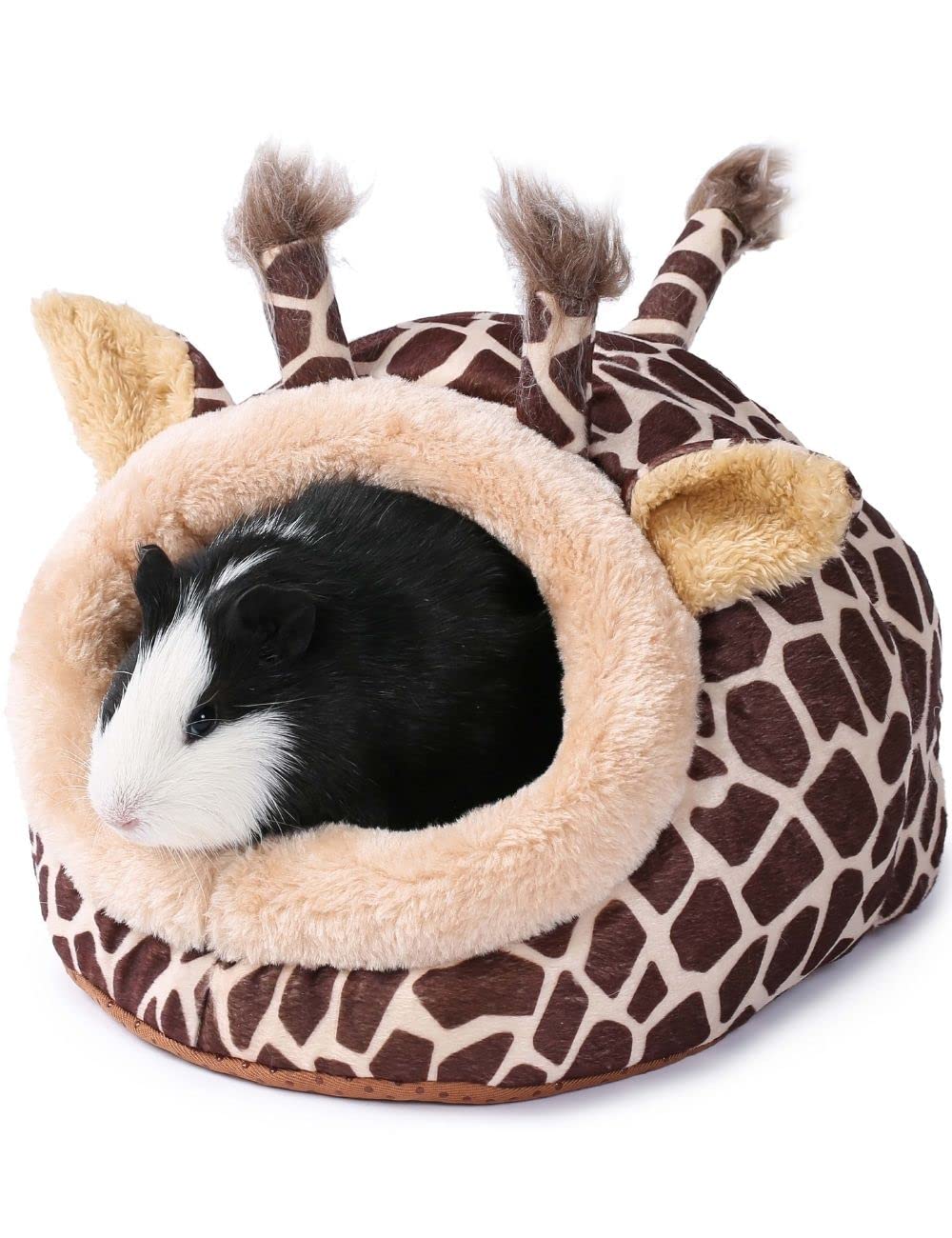 JanYoo Warmer Hedgehog Supplies Toys House Cage Accessories Bed Sleeping Bag(L,Giraffe)