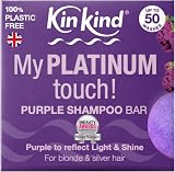 KinKind Purple Shampoo Bar My PLATINUM TOUCH 50g Vegan Blonde Silver White Hair