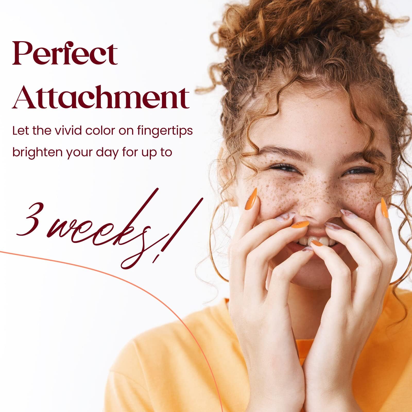 Beetles Halloween Nails Set - 6 Fall Colors, Red & Orange Glitter Gel Polish, Removable with UV LED Lamp, Nail Art Kit - Gifts for Women - Image 3