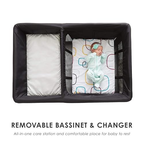 4moms breeze plus Portable Playard with Removable Bassinet and - Main Image