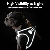 Joytale Step in Dog Harness Reflective Mesh Easy Walk XXXS Gray view 5