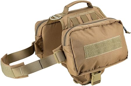 military dog backpack