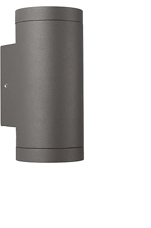 Gu10 Up And Down Aussenleuchte Rund Wandleuchte Aluminium Anthrazit Fur Led Oder Halogen Leuchtmittel Up Down Light Innen Aussen C1001 Amazon De Beleuchtung