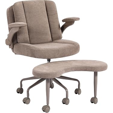 Chaise de coiffeuse pivotante avec roulettes pour salle de maquillage, chambre à coucher, fille, chaise de bureau réglable, chaise de jeu, chaise d 'ordinateur en velours, chaise de bureau compacte