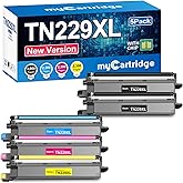 myCartridge TN229XL Toner Cartridges Compatible Replacement for Brother TN229 (5 Pack)