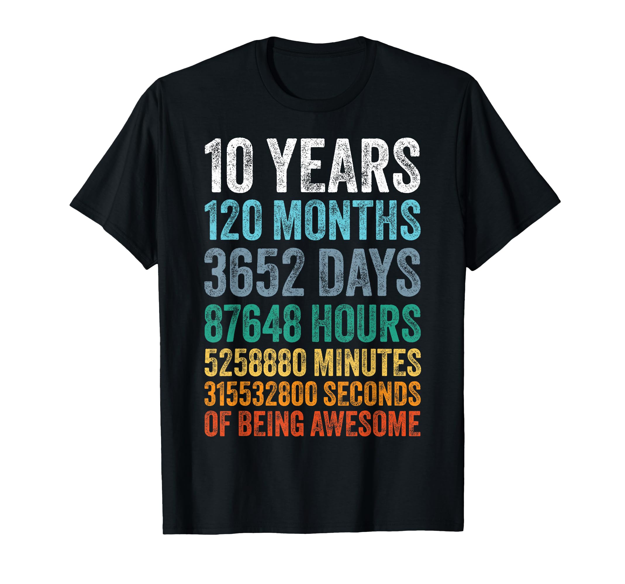 Photo 1 of 10 Year Old Bday Decorations Son Boy 10yr 10th Birthday T-Shirt small 