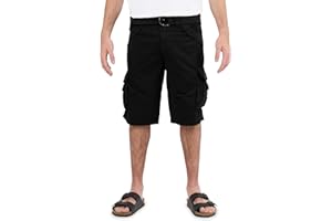 X RAY Mens Cargo Shorts Camo & Solid Colors 12.5" Inseam Knee Length Classic Fit Multi Pocket (Big and Tall Shorts for Men)