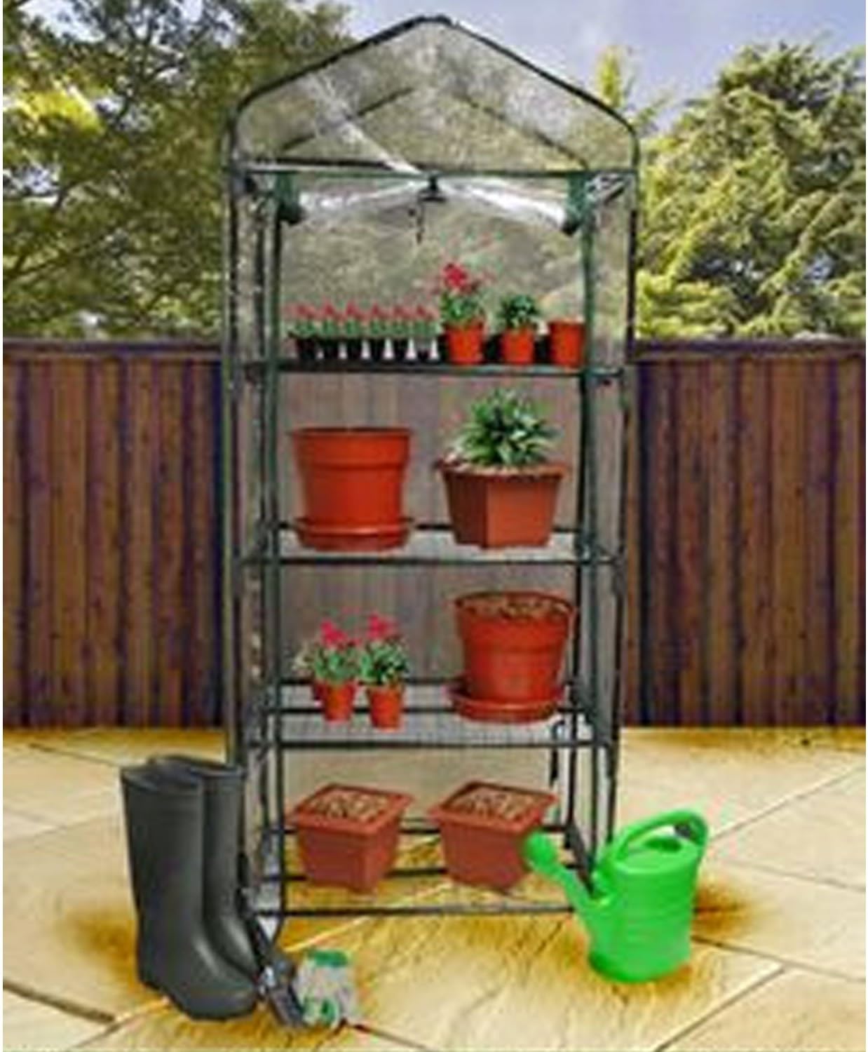 Kingfisher GHPRO Premium - Invernadero de 4 Niveles, Transparente ...