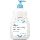 Amazon Brand - Solimo Deep Moisturizing Baby Wash, 13 Fluid Ounce