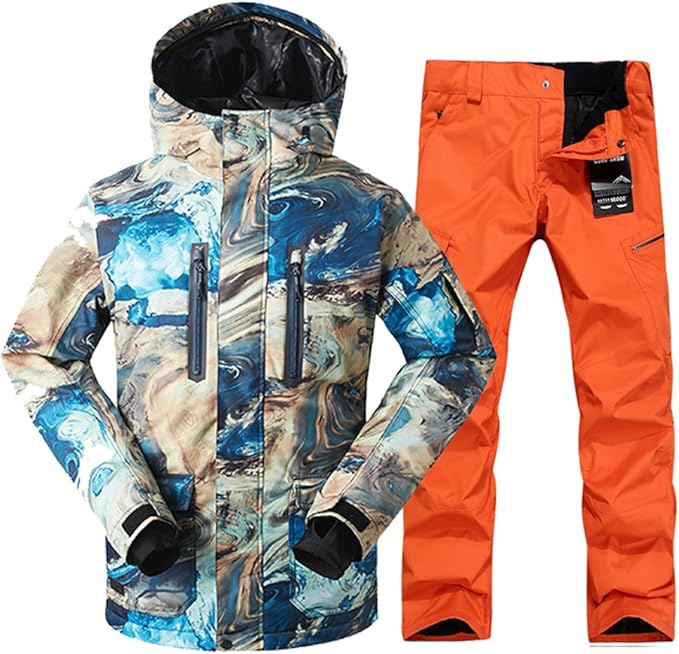 Amazon Co Jp Gsou Snow スノボウェア スキー 上下セット メンズ ジャケット パンツ 服 ファッション小物
