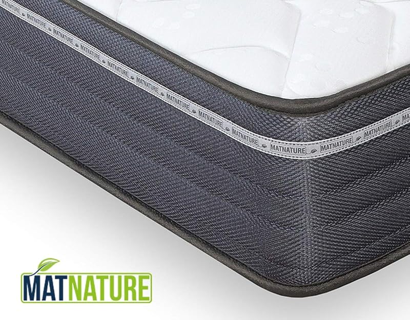 | MatFoam | Colchón Viscosoft Reversible | Firme e Indeformable | Altura 21 cm | Muy Transpirable Antibacterial | Óptima Termoregulación | Tejido Antideslizante (135 x 190 cm) — foto 4 de 7