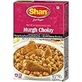 Shan Murgh Cholay Recipe and Seasoning Mix 1.76 oz (50g) - Spice Powder for Chickpeas and Chicken Curry - Suitable for Vegetarians - Airtight Bag in a Box