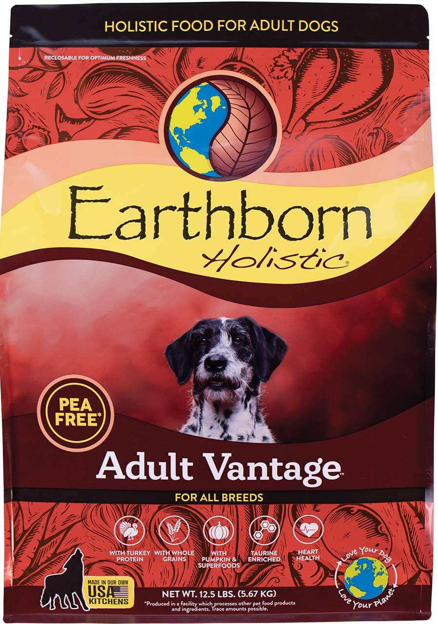 Earthborn Holistic Adult Vantage Natural Dry Dog Food, 12.5 lb