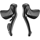 microSHIFT Sword Black Drop Bar Shifter/Brake Lever Set - 1 x 9-Speed, Black