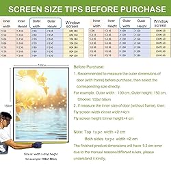 Screen nets for Window, 115x190cm White