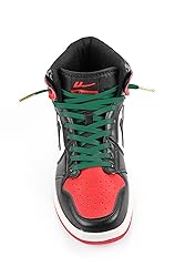 Loop King Laces - Premium Kelly Green Flat Leather