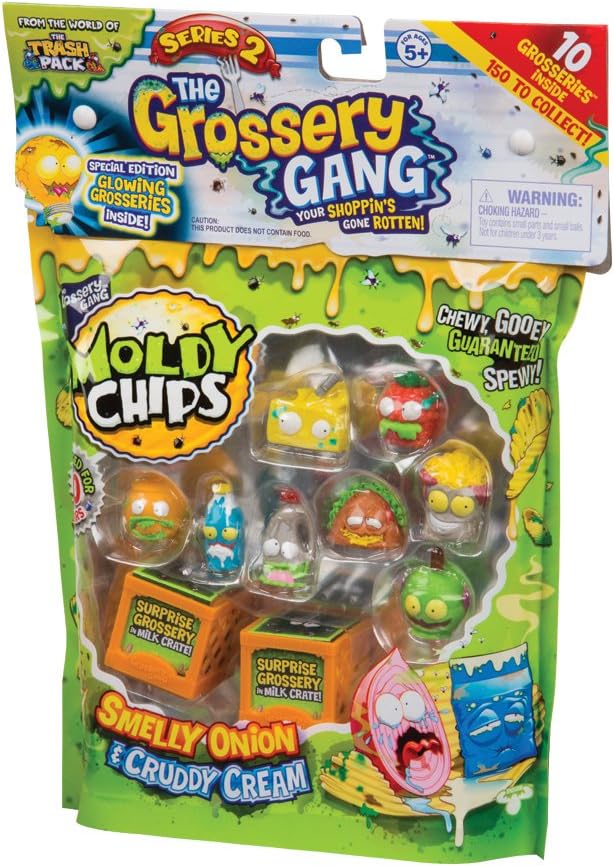 The Grossery Gang Series 2 Moldy Chips (Dispatched From UK), Figures