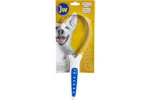 JW Pet Company GripSoft Dog Brush - Loop Blade Dog Brush for Shedding & Mats