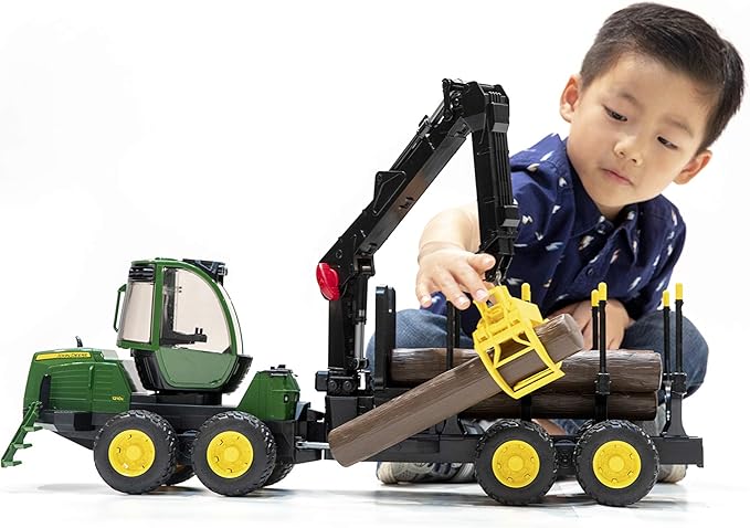 bruder john deere 1210e forwarder