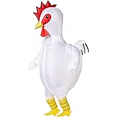 Spirit Halloween Inflatable Chicken Kid Costume | Funny Halloween Costume | Blow Up Costume | Fan Operated Outfit