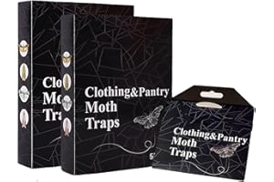 10 Packs Moth Traps indoor Clothing and Pantry with Pheromones Placed in Kitchen,Closet,Cabinet,Storage Rooms,Cupboard