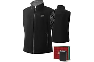 JS LifeStyle Heated Vest Jackets for Men with 16000mAh Power Bank Included, Rechargeable Mens Heated Vest