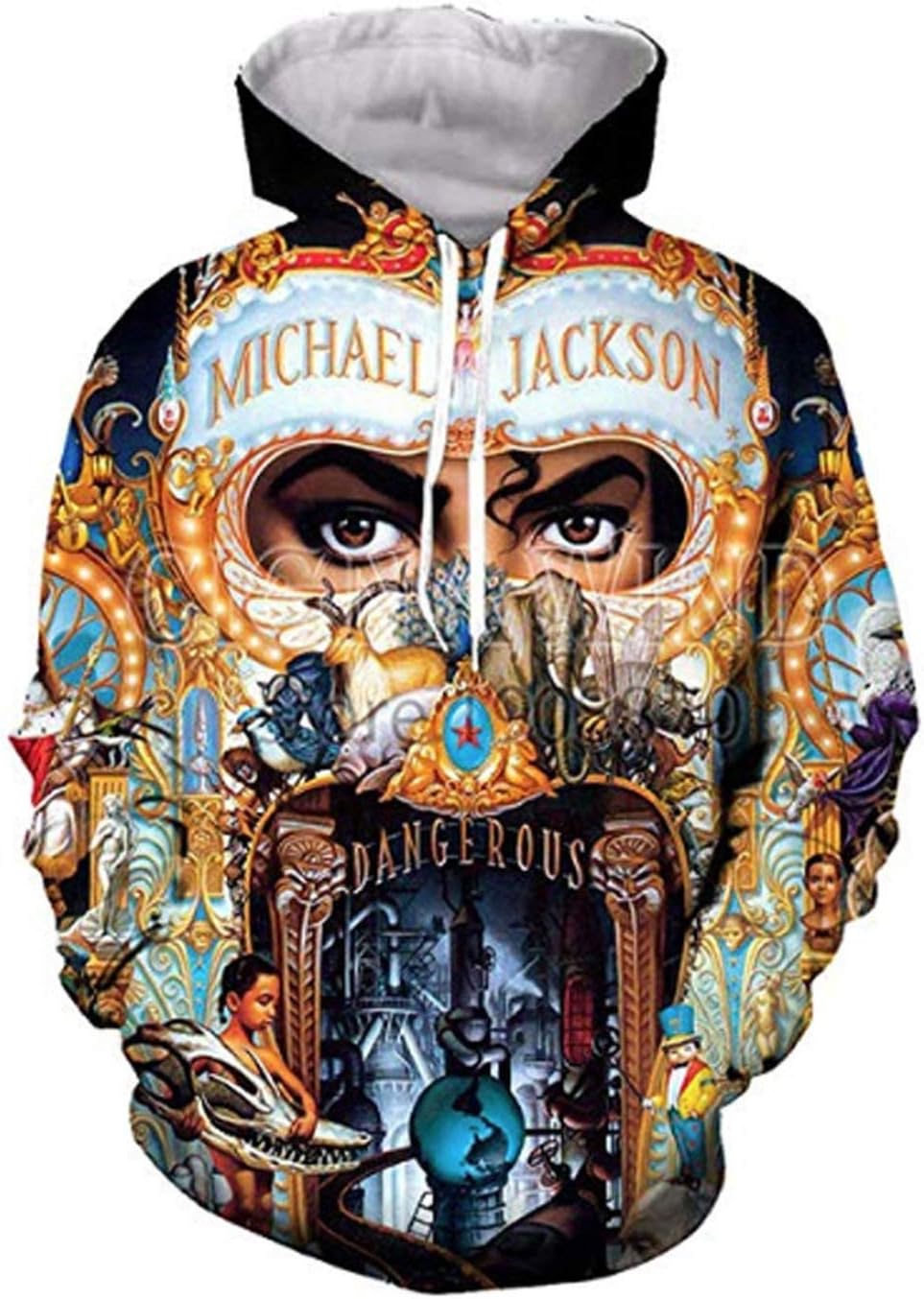 Michael Jackson Hoodies Dangerous Print 3D Sweatshirt Men Women Long Sleeve Pullovers