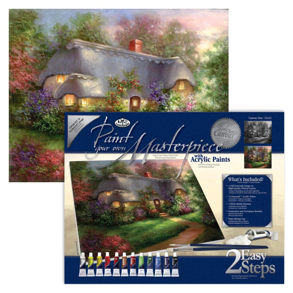 Royal & Langnickel Enchanted Cottage Paint Your Own Masterpiece Kit