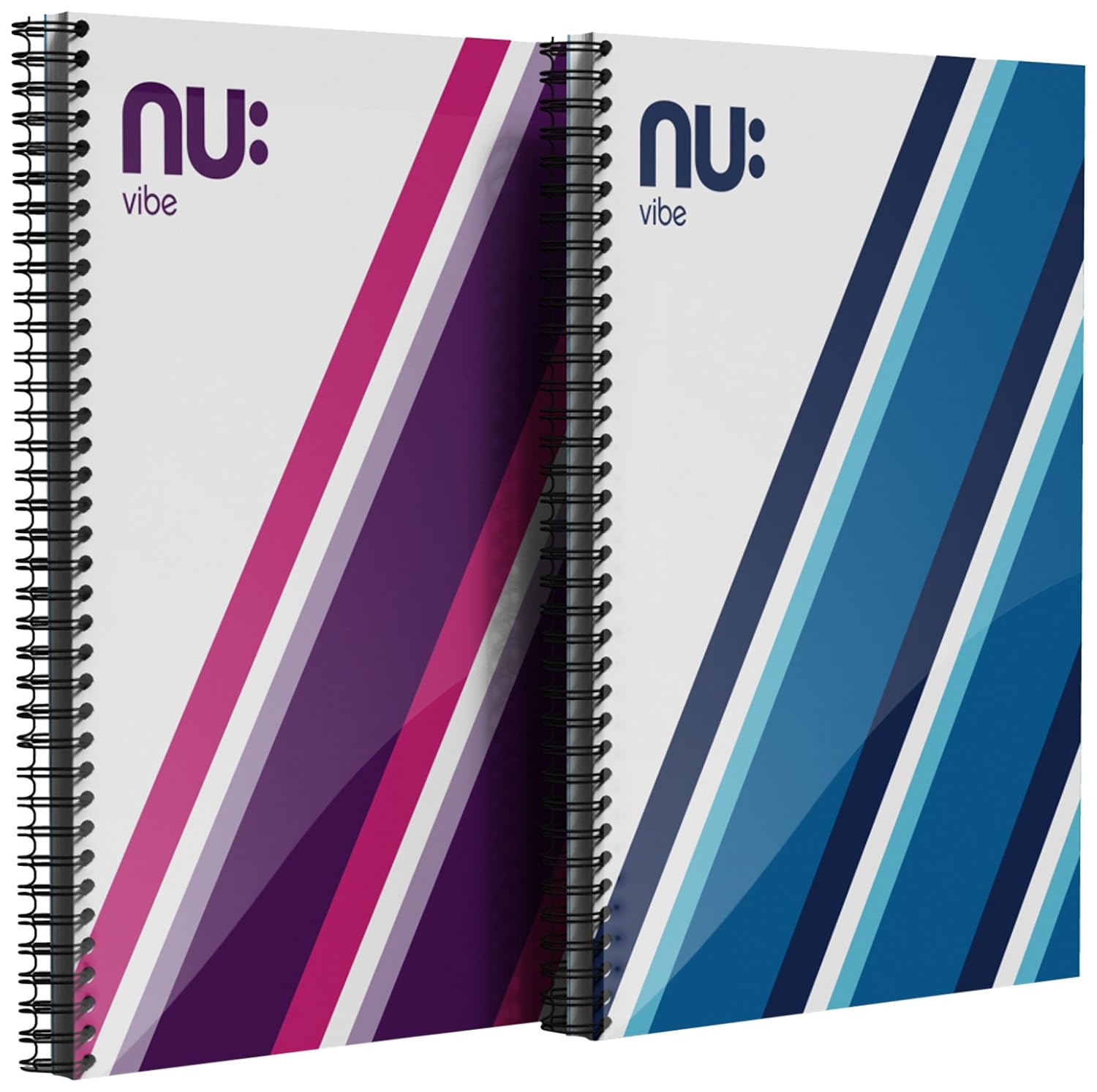 Nu Vibe Prism A6 Wiro Hardback Notebook Amazon.co.uk Office Products