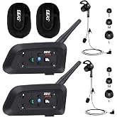 GaiRen Referee Communication System, Referee Headset Intercom with Earphone for Soccer Football Volleyball Official Handball