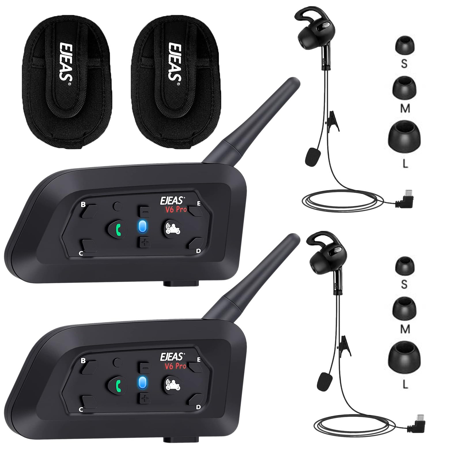 Photo 1 of GaiRen Referee Communication System, Referee Headset Intercom with Earphone for Soccer Football Volleyball Official Handball (2 Pack Left)