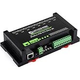 8-CH Ethernet Relay Module (B) with Digital Input, Modbus RTU/Modbus TCP Protocol, Support DC 7~36V Wide Range Power Input and PoE Power Supply, with Various Isolation and Protection Circuits