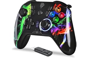 PC Wireless Controller, EasySMX Gaming Controller for Computer,Laptop,PS3,Android TV Box, Nintendo Switch and Tesla with Turb