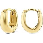 MILLA Huggie Hoop Earrings for Women – 14K Gold, Rose Gold, or Silver Plated Small Hoops & Multipacks – Lightweight, Hypoallergenic, Everyday Jewelry