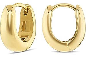 MILLA 14k Gold Huggie Earrings or Sterling Silver Huggie Earrings for Women Multipack & Individuals - Ear Huggers Earrings for Women Trendy Y2K Earrings, Preppy Earrings - Lightweight & Hypoallergenic