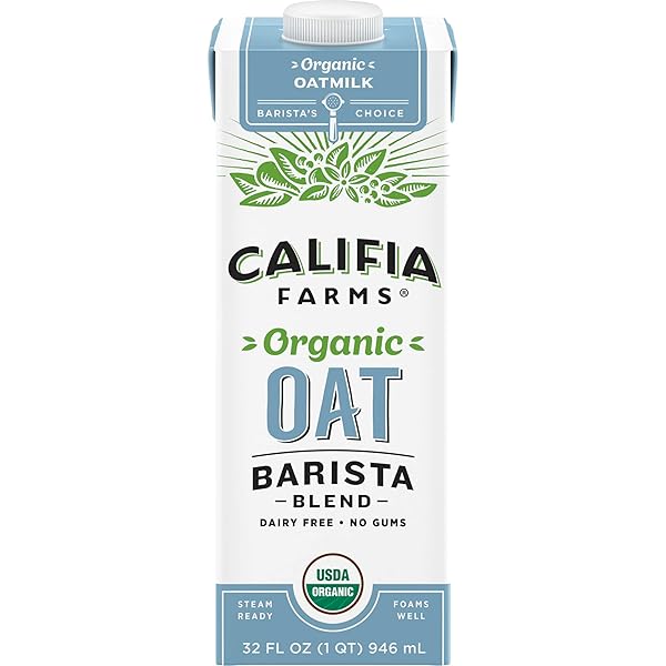 CALIFIA FARMS – ORGANIC OAT BARISTA BLEND OAT...