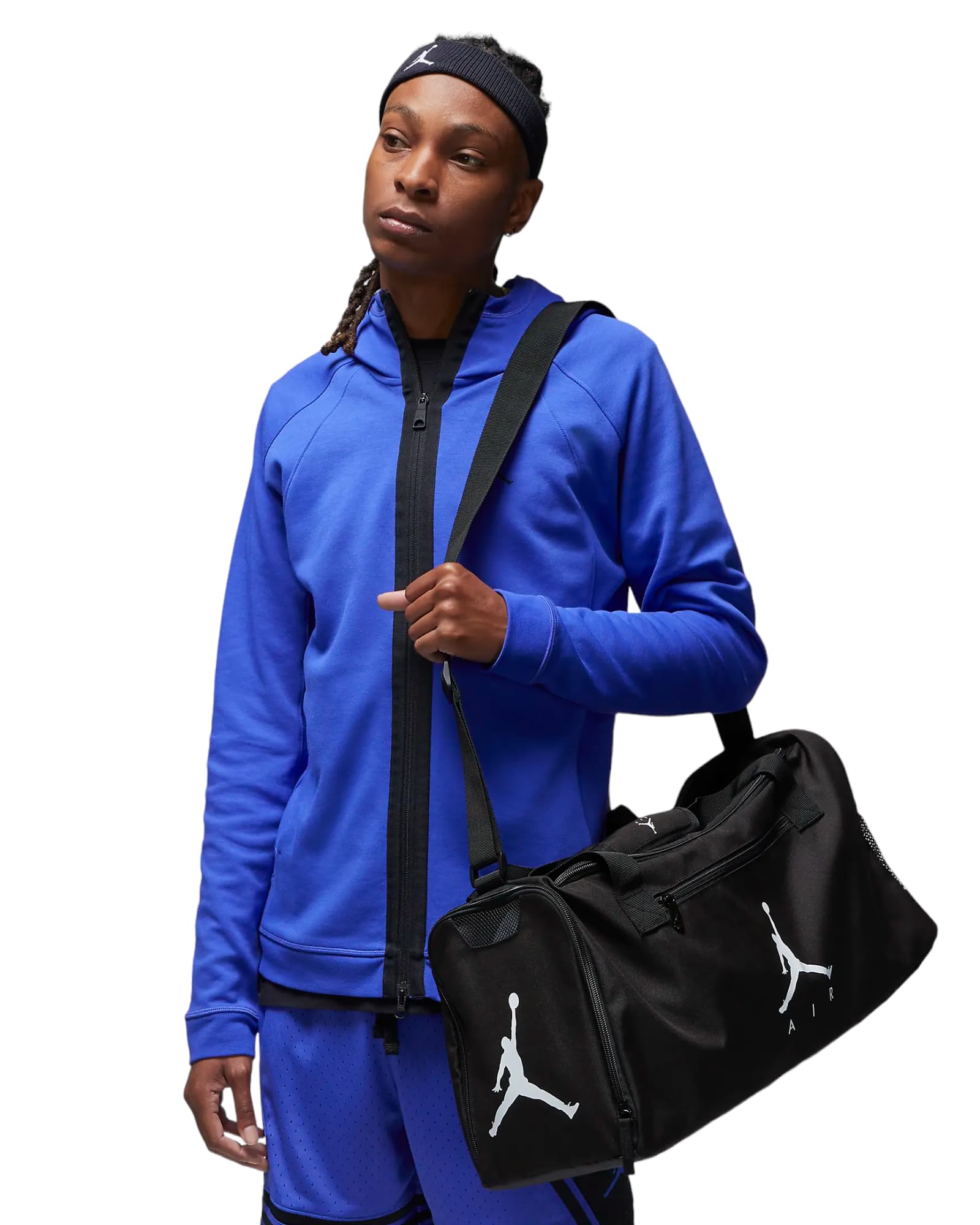 Nike Air Jordan Sport Small Duffel Bag (55L) (Black)