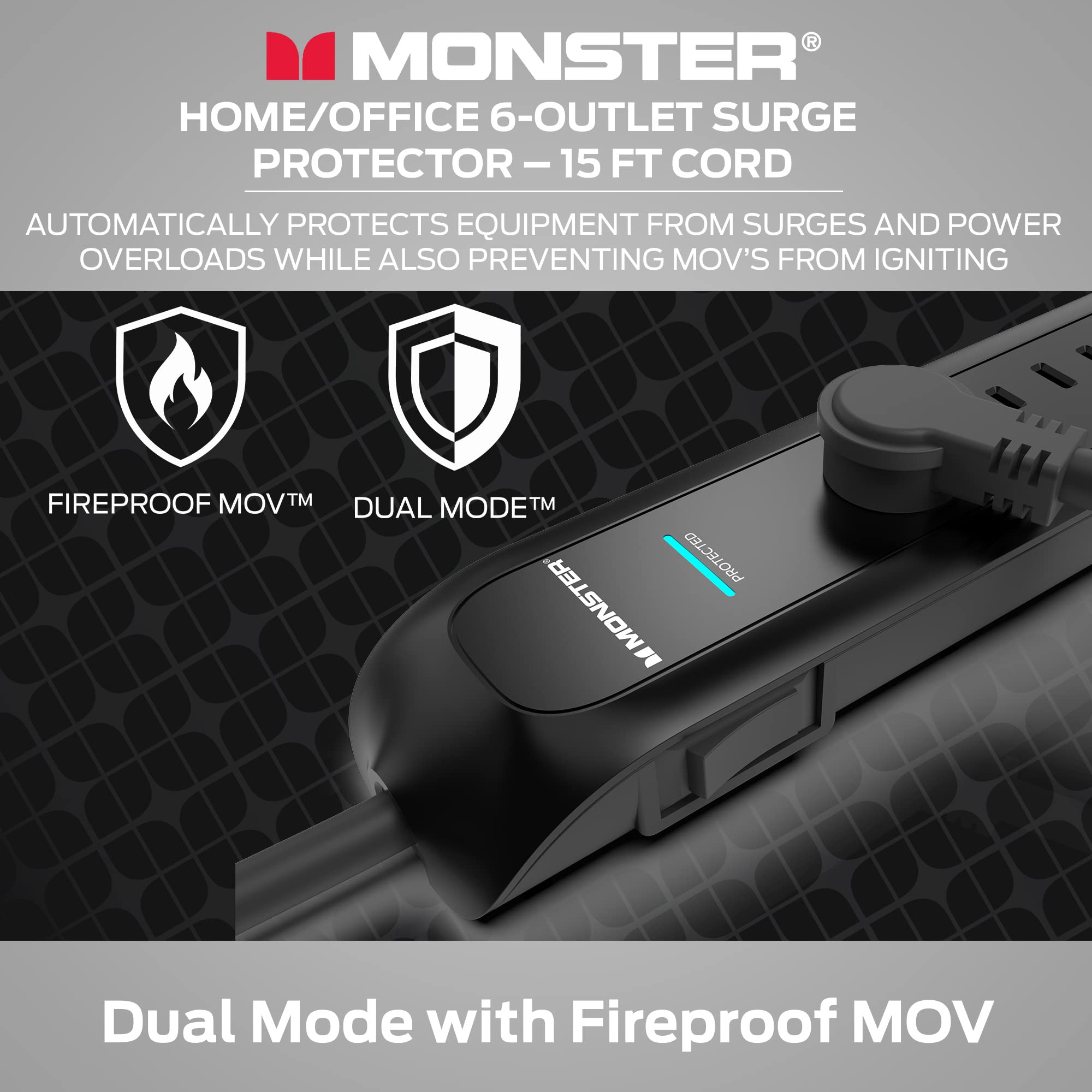 Mua Monster Power Surge Protector w/ 300 Joule Rating — Heavy Duty ...