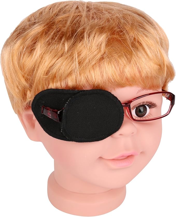 Pure Cotton Amblyopia Eye Patch for Glasses, Treat Lazy Eye,Amblyopia