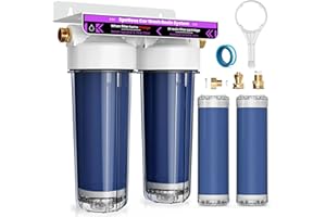 XINSHUO Deionized Spot Free Car Rinse Unit, Spotless Car Wash Water System,Deionized Water System for Car Wash, Suitable for Cars, RVs, Motorcycles, Yachts, and Windows, No Towel Drying, Color Changing Resin