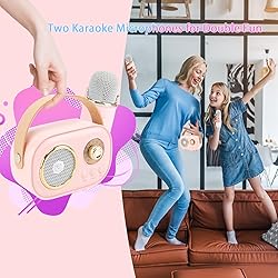 Aresrora Mini Karaoke Machine for Kids,Portable