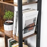 VASAGLE Bookshelf Storage Shelf Large Bookcase with Doors LBC022B01 view 8