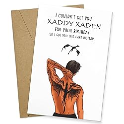 Fourth Wing Merch, Funny Fourth Wing Birthday Card