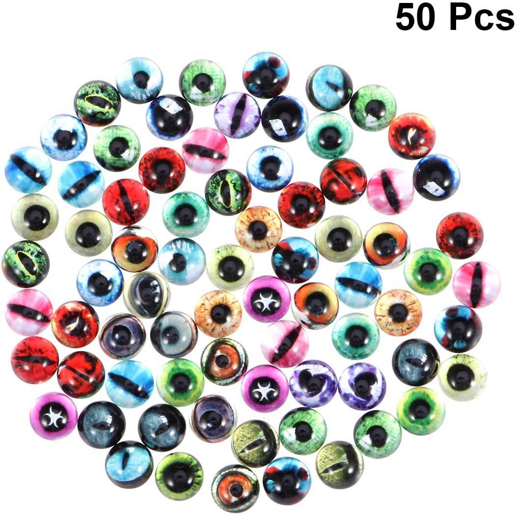 occhi di animale con rondelle di plastica