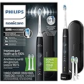 Philips Sonicare ProtectiveClean 5300 Rechargeable Electric Toothbrush, with Pressure Sensor, 3 Cleaning Modes, SmarTimer and
